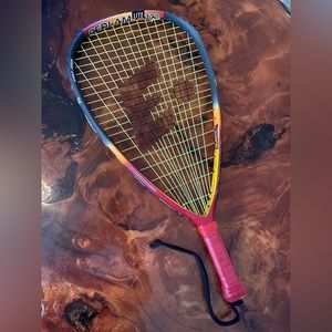 E Force Bedlam 170 lite racquetball racket. Like new!! W/case, glove & glasses